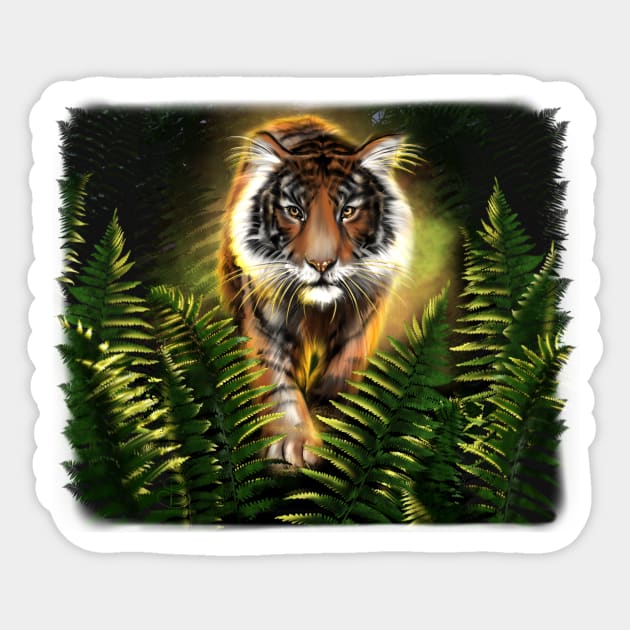 Tiger Deacon Sticker by GK DeRosa Swag Store 